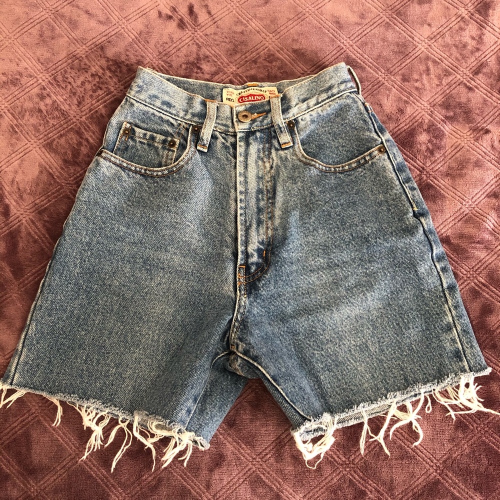Vintage Casalino High Waisted Denim Shorts
